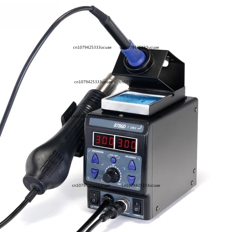 Smd Rework Station Hot Air Soldering 2 In 1 - 2-in-1-Nacharbeitsstation 8786DI, verbesserte SMD-Löt- und Heißluftpistole
