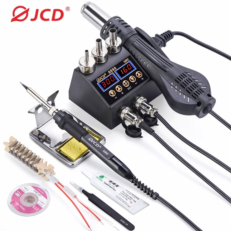 Smd Rework Station Hot Air Soldering 2 In 1 - Jcd 750 Löt station w 2