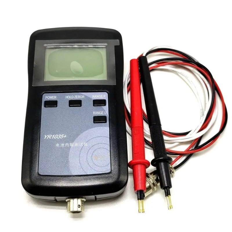 Battery Internal Resistance Tester Four Wire - Gzyora Store Vierdraht-YR1035 Lithium-Batterie-Innenwiderstandstester, Detektor für
