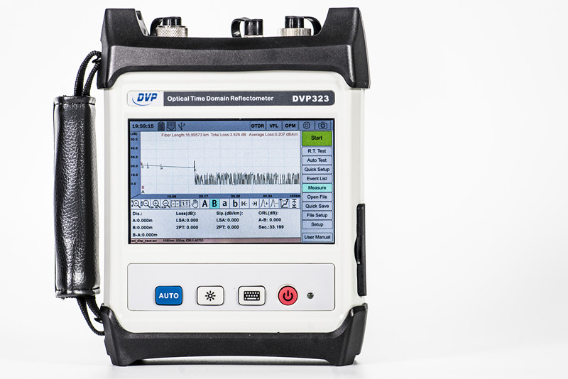 Optical Time Domain Reflectometer Otdr 1310 1550Nm - DVP323 1310/1550nm 34/32dB SM Glasfaser-OTDR-Tester Optisches