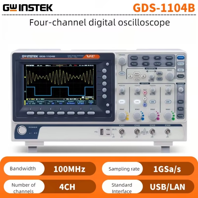 GWInstek Digitales Speicherosz – Digital Storage Oscilloscope 4 Channel 100Mhz Bewertung und Preis