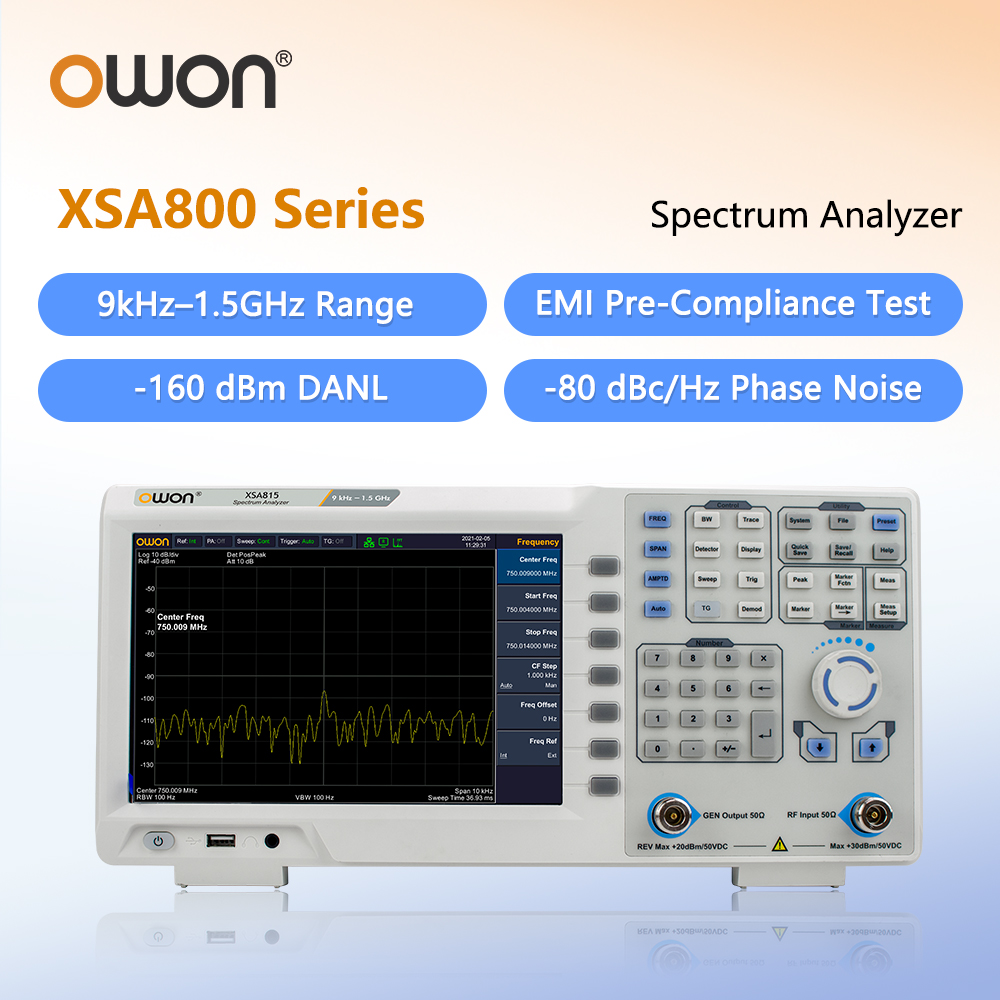 OWON Spektrumanalysator mit Tr – Spectrum Analyzer Tracking Generator 1.5Ghz Bewertung und Preis